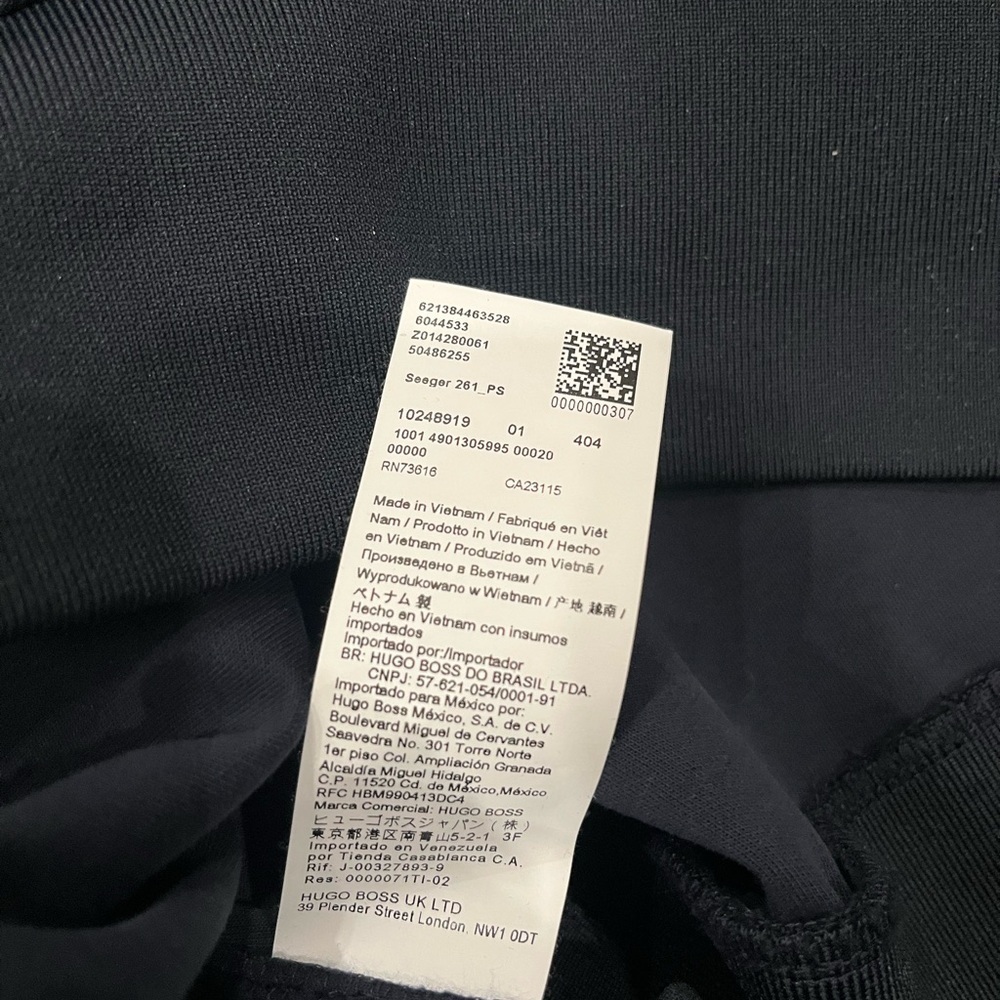 [L/XL]BOSS Porsche Edition Navy Hoodie Water Repellent Flaw - Picture 12 of 13